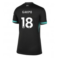 Liverpool Cody Gakpo #18 Vieraspaita Naiset 2024-25 Lyhythihainen